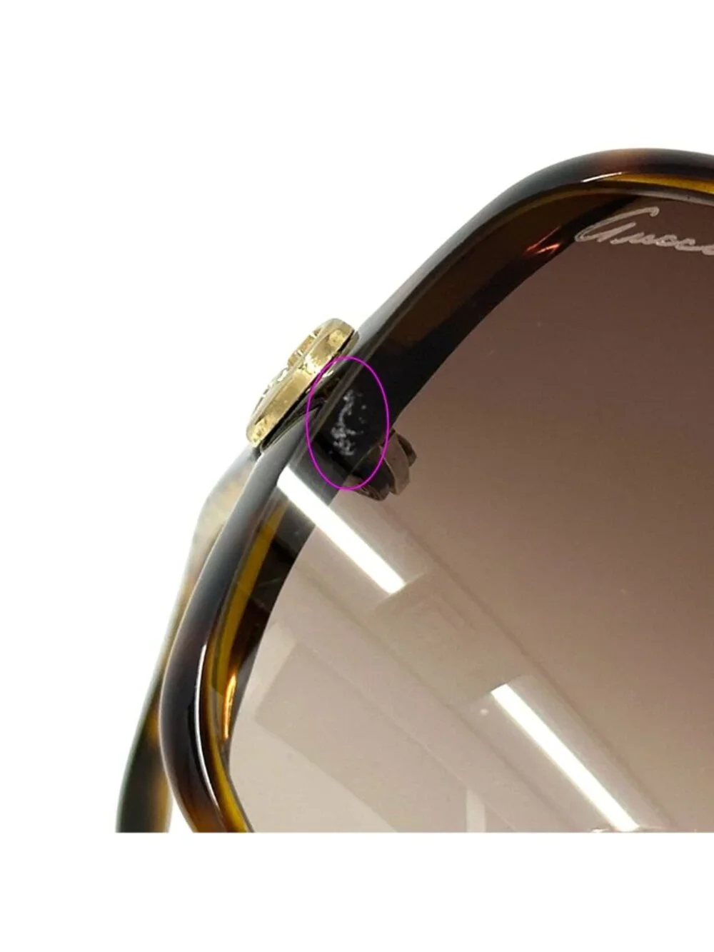 Gucci Sunglasses Bree Brown S Tortoiseshell Pattern GG Eyewear